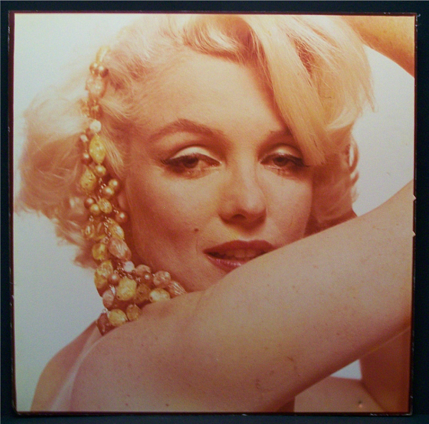 Marilyn Monroe Large Original Cibachrome Photograph by Bert Stern - The Last Sitting - Portrait with Beads