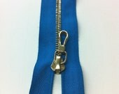 2 Way Separating Zipper -  24in RIRI M4 Brass
