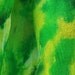 Green and Yellow Tie Dye Chiffon Silk Scarf 22"x90"