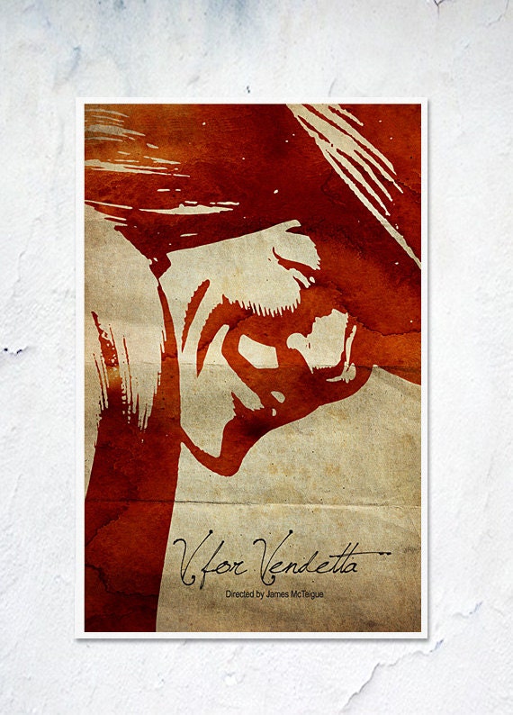 v for Vendetta 11x17 Print