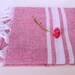 Turkish Bath Towel ,hamam,peshtemal,bath towel, Traditional,pink,hamam towel, Eco-friendly, Natural Cotton,