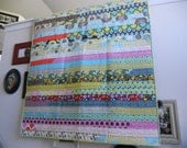 Handmade Childs Quilt: Jelly Roll Quilt