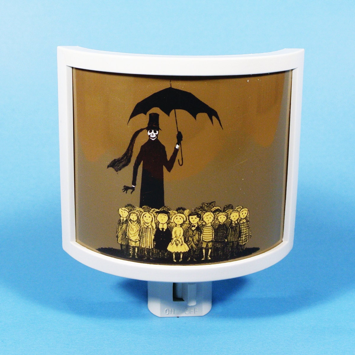 Edward Gorey Gashlycrumb Tinies Night Light  bathroom hallway bedroom TAKE IT with