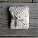 4 meters / Cotton Embroidery Lace Trim / Beige cream colour