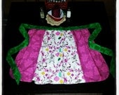 Incredible, original design, reversible, oriental/asian style pattern, Rebecca apron