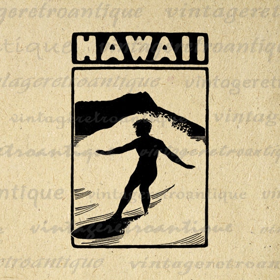 vintage hawaiian clip art - photo #27