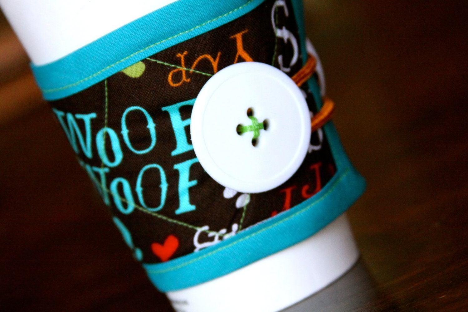 I Love My Dog Coffee Cozy