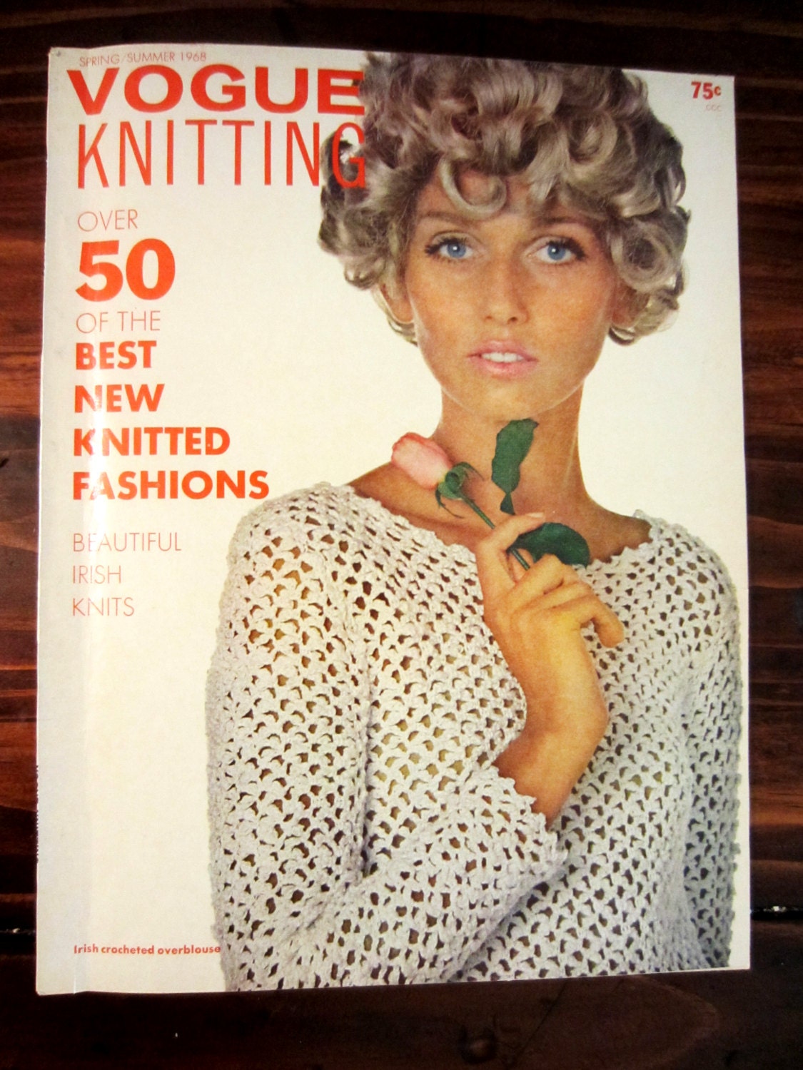 1968 Vogue Knitting Book - Magazine - Patterns - Spring-Summer