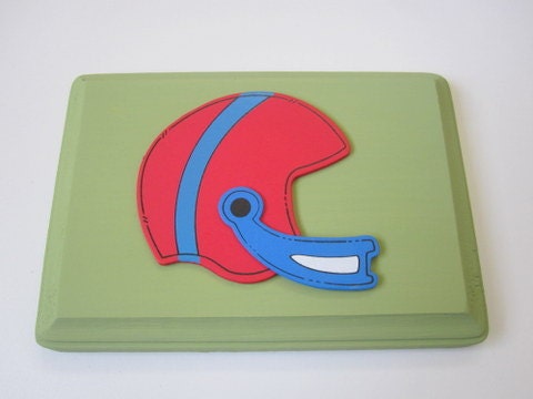 Helmet Wall Plaques sports football