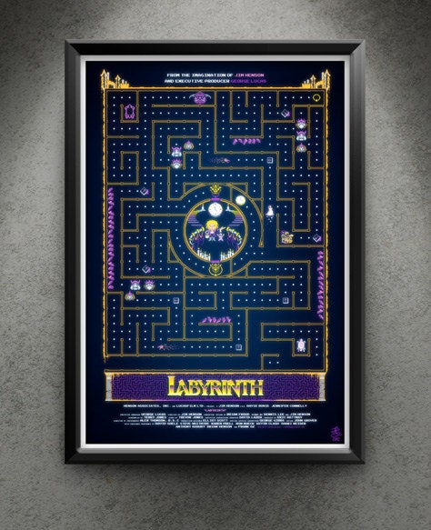 Labyrinth - "PacLab" 13x19