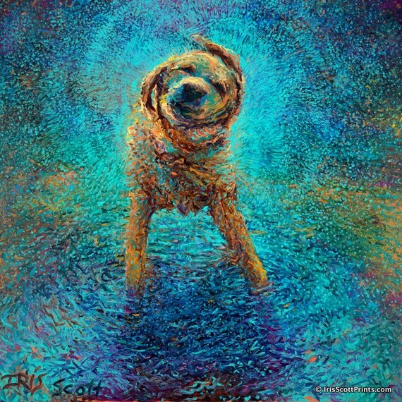 Shakin Off The Blues - Fine Art Paper Print - 36x36