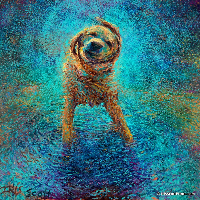 Shakin Off The Blues - Fine Art Paper Print - 36x36
