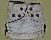 Map Pocket Cloth Diaper with Snaps, OSFM