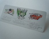 Save the Date - Hand Drawn Time Line (printed or digital file)