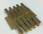 Burlap Clothes Pins (mini)