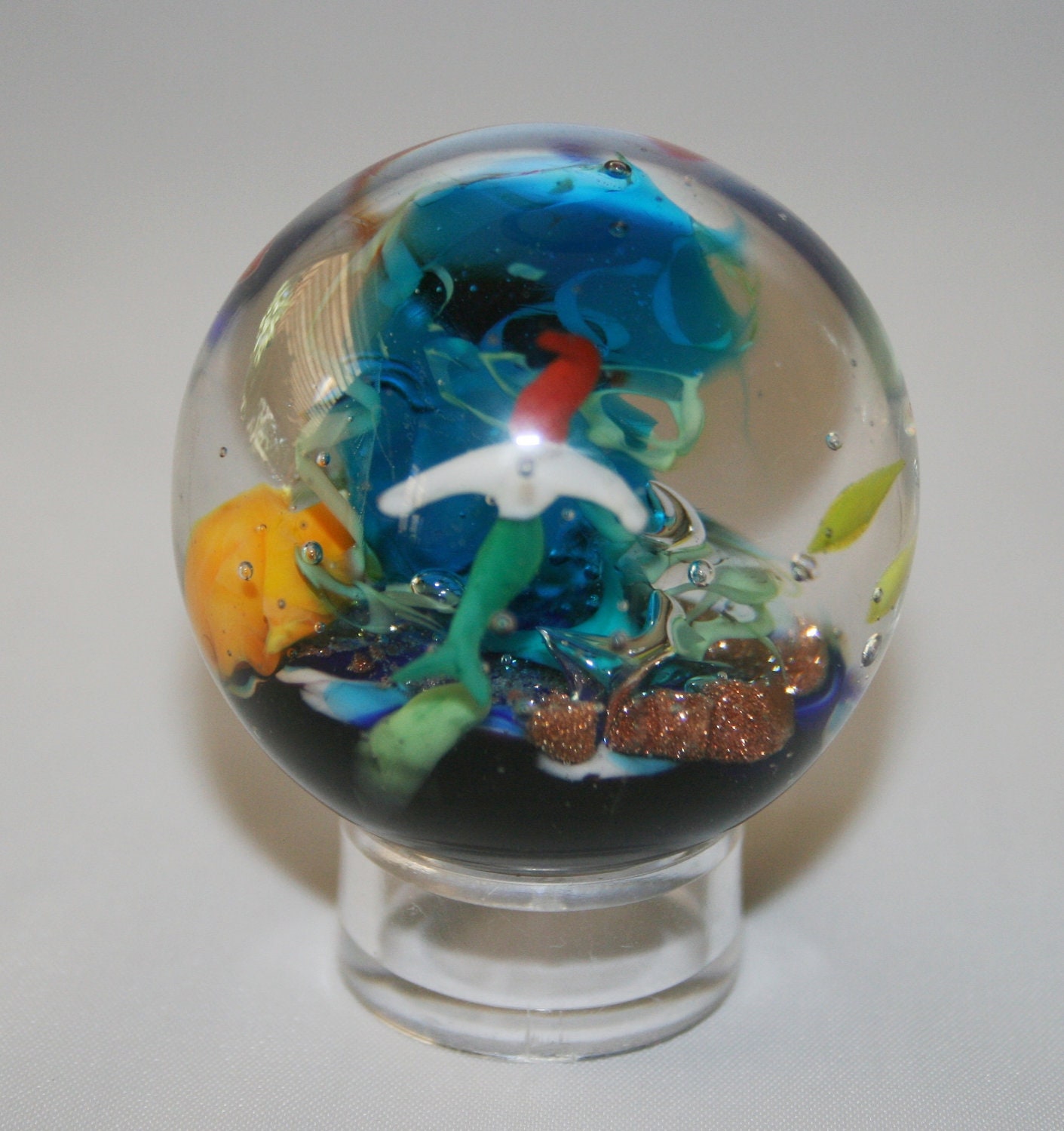 Aquatic Marble with Mermaid