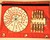 Busy Bag: Number Wheel Match Up