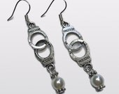 Fifty Shades of Grey inspired Vanilla Handcuff earrings