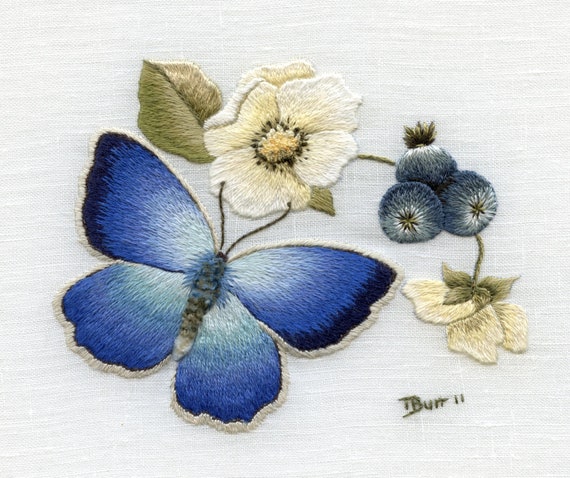 .  Trish Burr  Kit:  Blue Butterfly