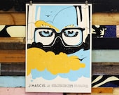 J Mascis silk screen - Limited Screenprint