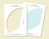Instant Download DIY Party template - Party Hat Il_170x135