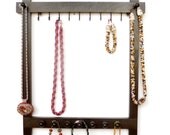 Necklace Holder,  Necklace Organizer , Wall Mounted Jewelry Holder, Bracelet Holder