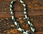 ribbons and pearls necklace