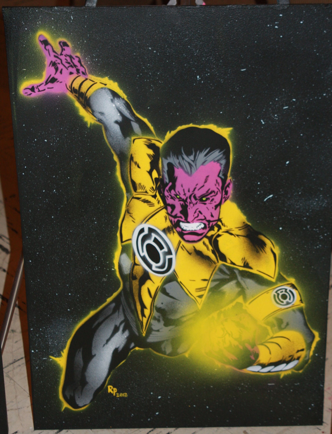 Sinestro Painting