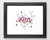 Personalised Name A4 print