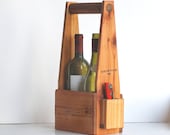 Handcrafted Two Bottle Wine Carrier - MeriwetherOfMontana