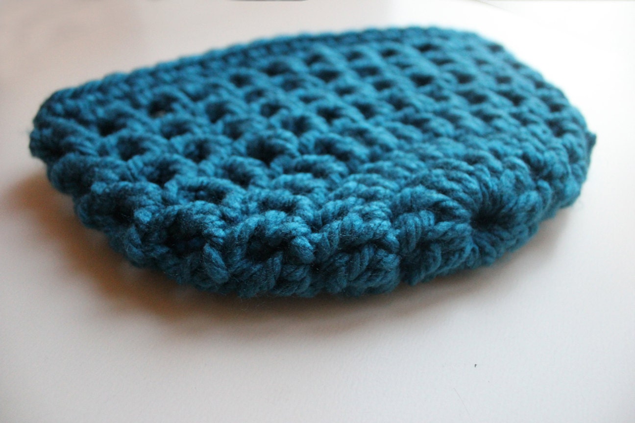 Delphinium Blue Crochet Hat - Valentine's Day Gift for Her
