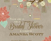 Branch with Bird Cages Bridal Shower Invitation - Printable Il_170x135