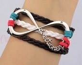 One Direction Infinity Bracelet forever "Directioner" Infinite 1D Boy Band The best gift,charm bracelet,friendship bracelet