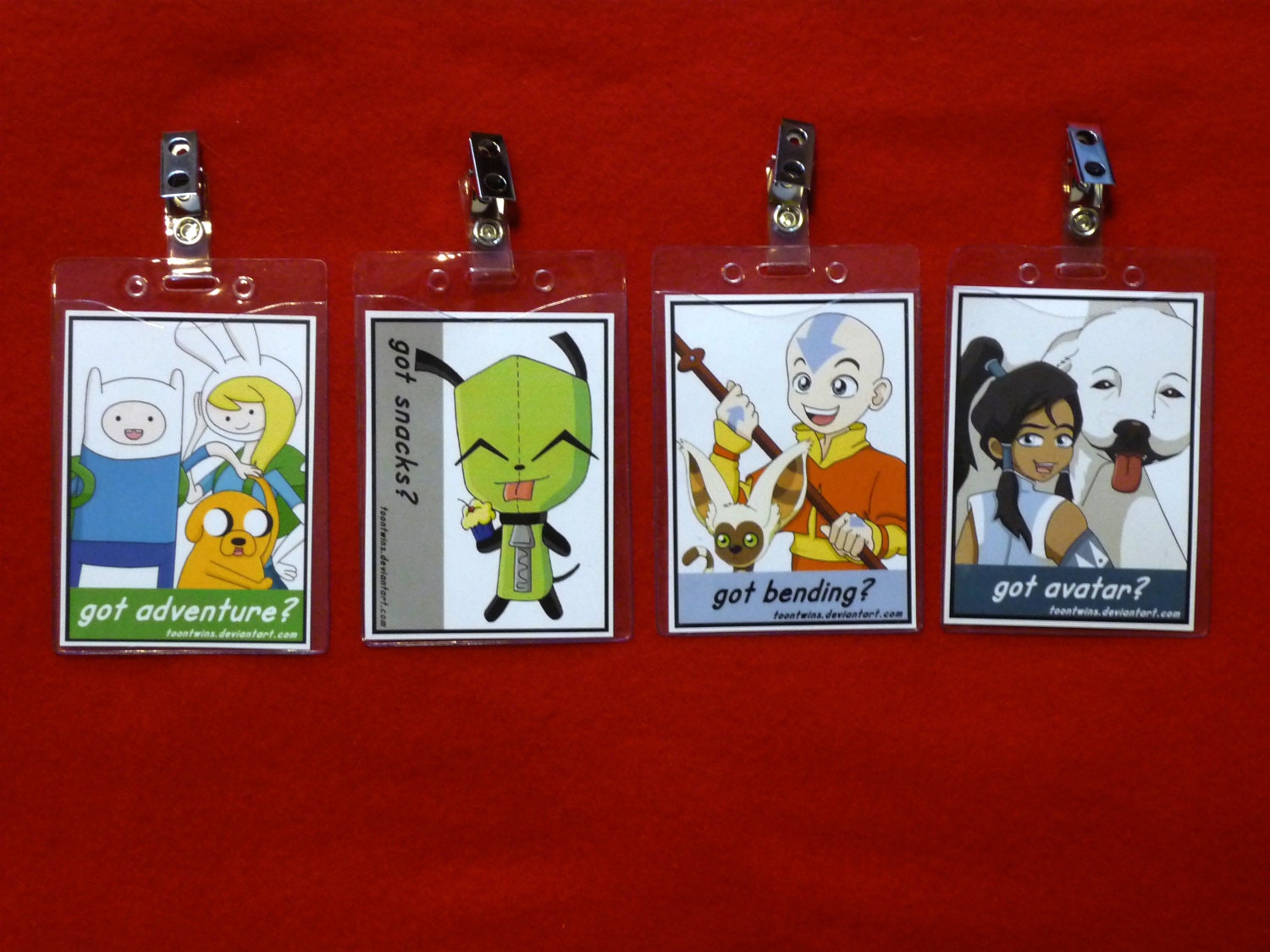 Cartoon Character Badges