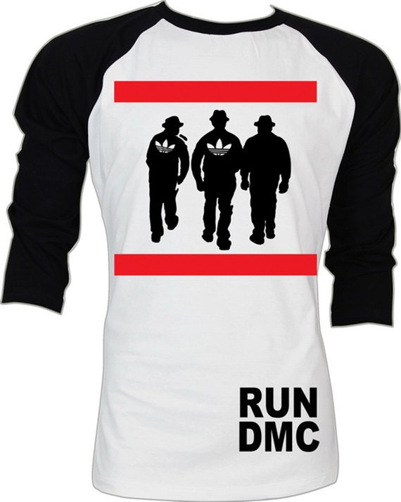 Run DMC Vintage Rock Punk Men Long Sleeve T Shirt S,M,L