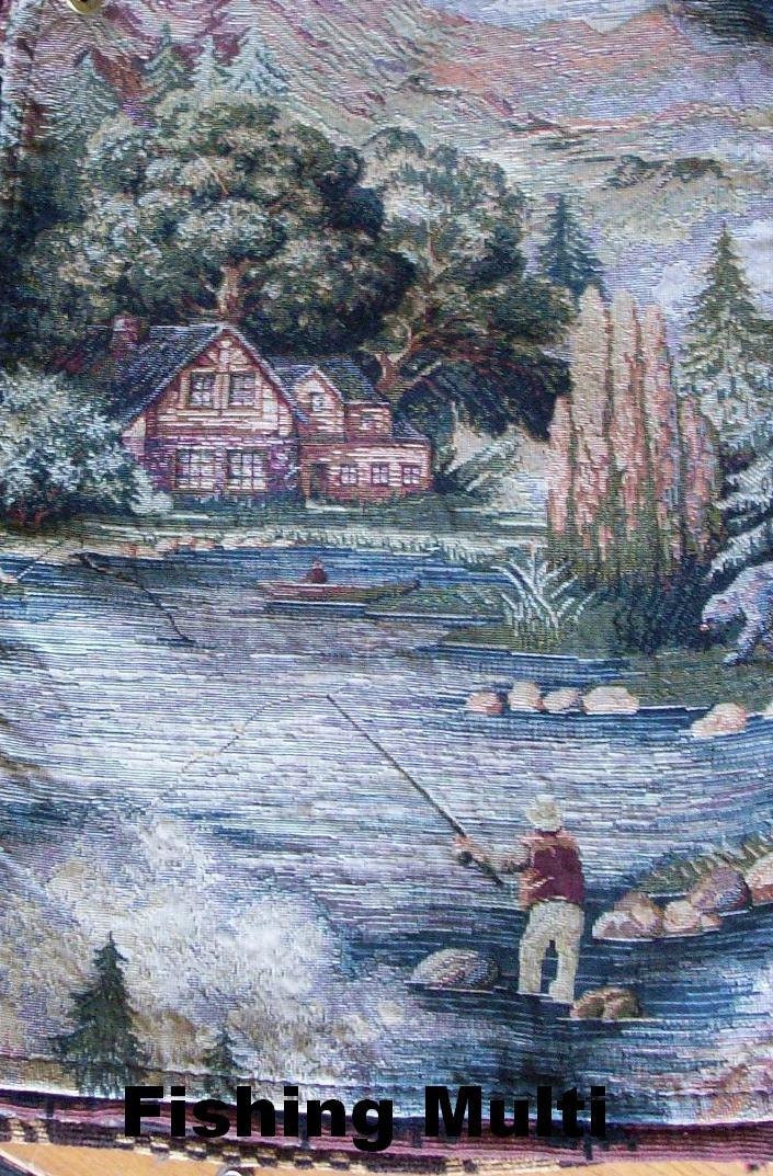 Regal High Sierra Fishing Multi Upholstery Tapestry Fabric