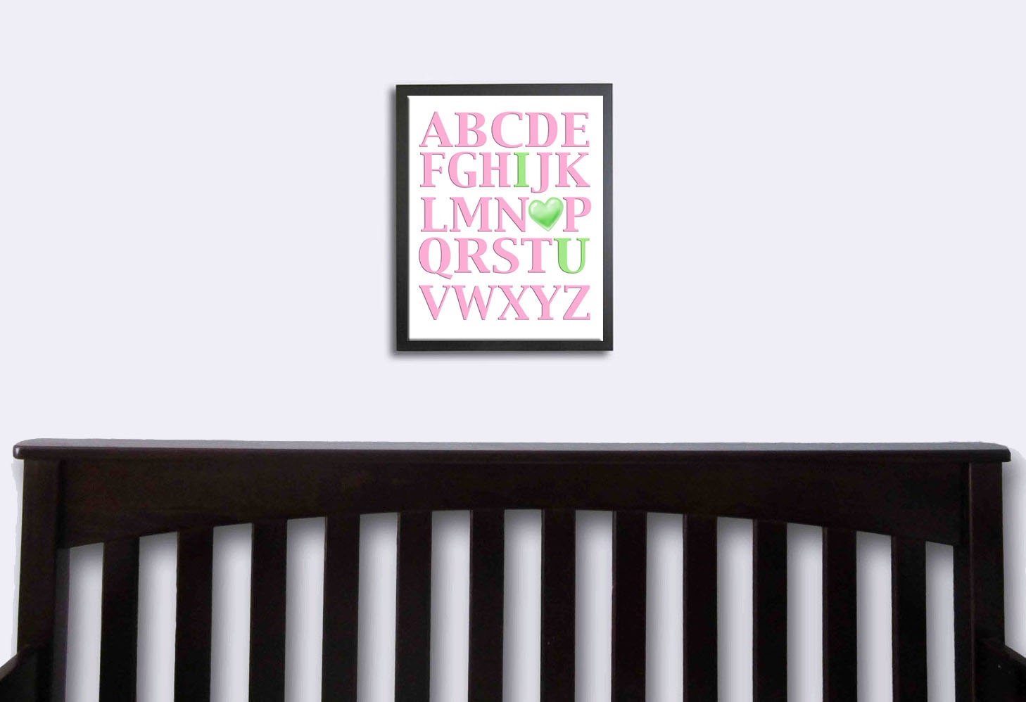 I love you ABC Poster Artwork 8x10 Art Print  Unisex ABC Poster