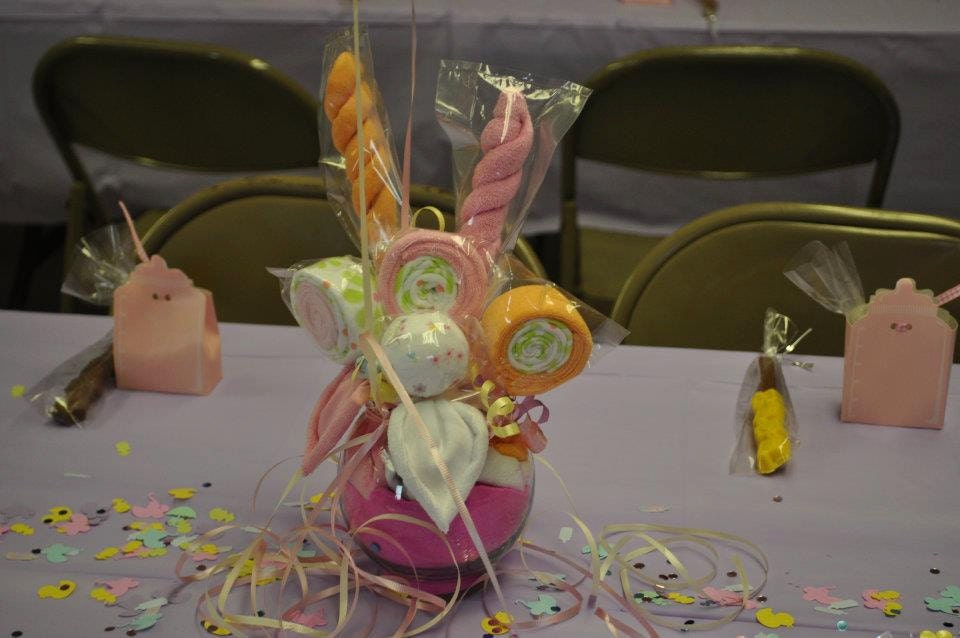 Baby Shower Centerpiece, Lollipops