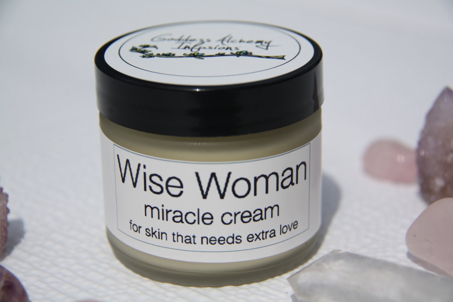 Wise Woman Miracle Cream : regenerative, healing cream. 2 oz. 100% natural & organic ingredients