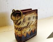 Book Charm Pendant - Handwriting