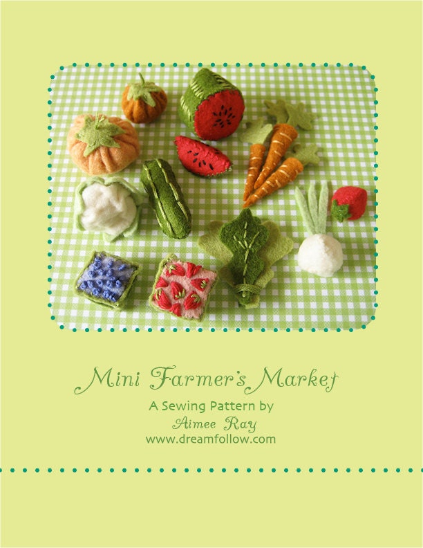 Mini Farmer's Market PDF pattern