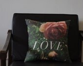 Moody LOVE Decorative Pillow - Valentines Day Home Decor