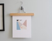 80's Love // Abstract Angles // Geometric Print // 8.5 x 11