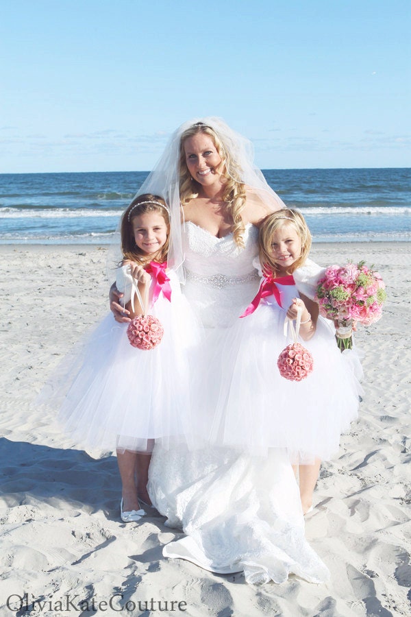 Flower Girl Fur Capelet Shrug