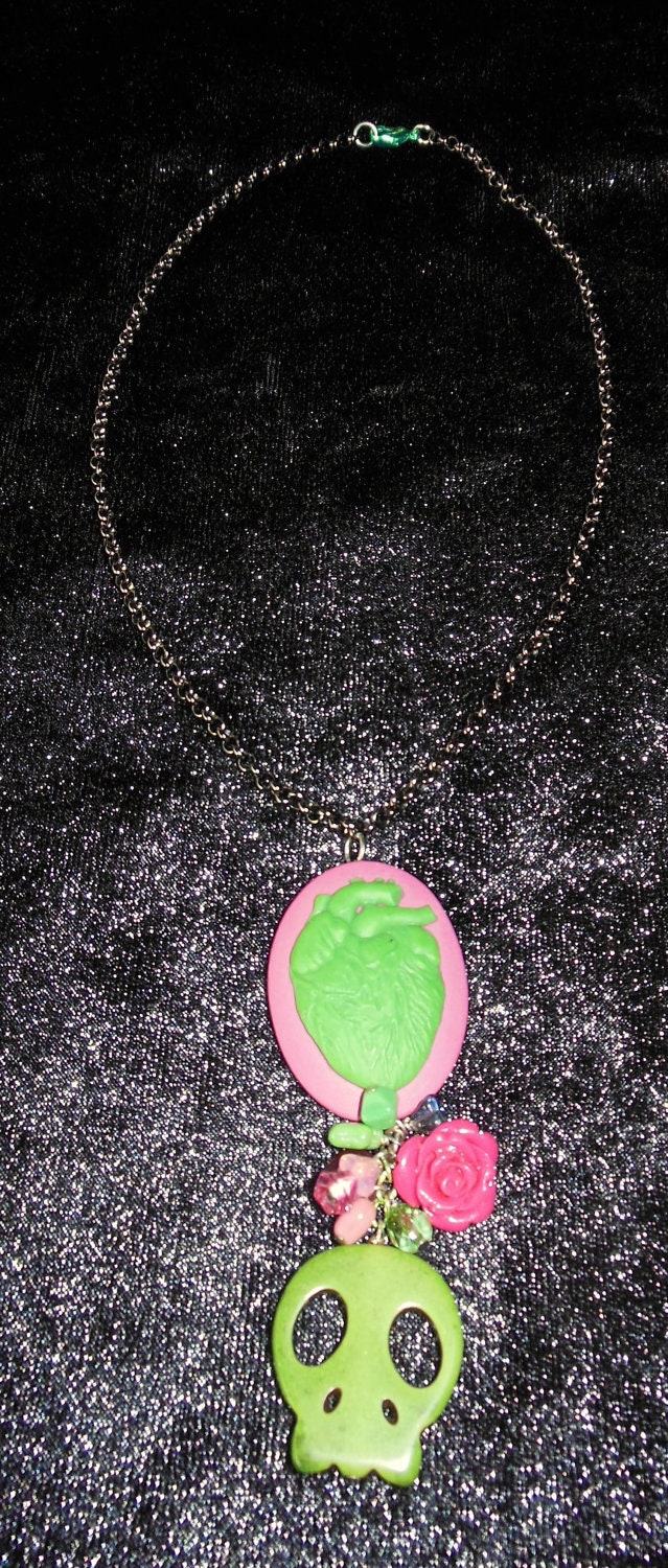 Punk Heart Necklace