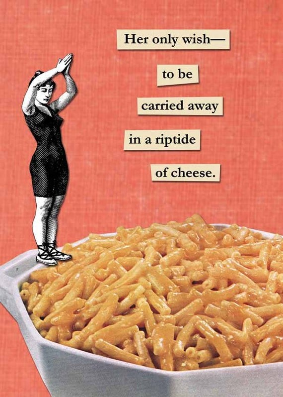Mac 'n Cheese Rip Tide - Blank Card
