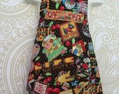 Pretty Girls Apron with Cherries and Hearts