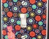 Alien Pinup Girl Light Switch Cover