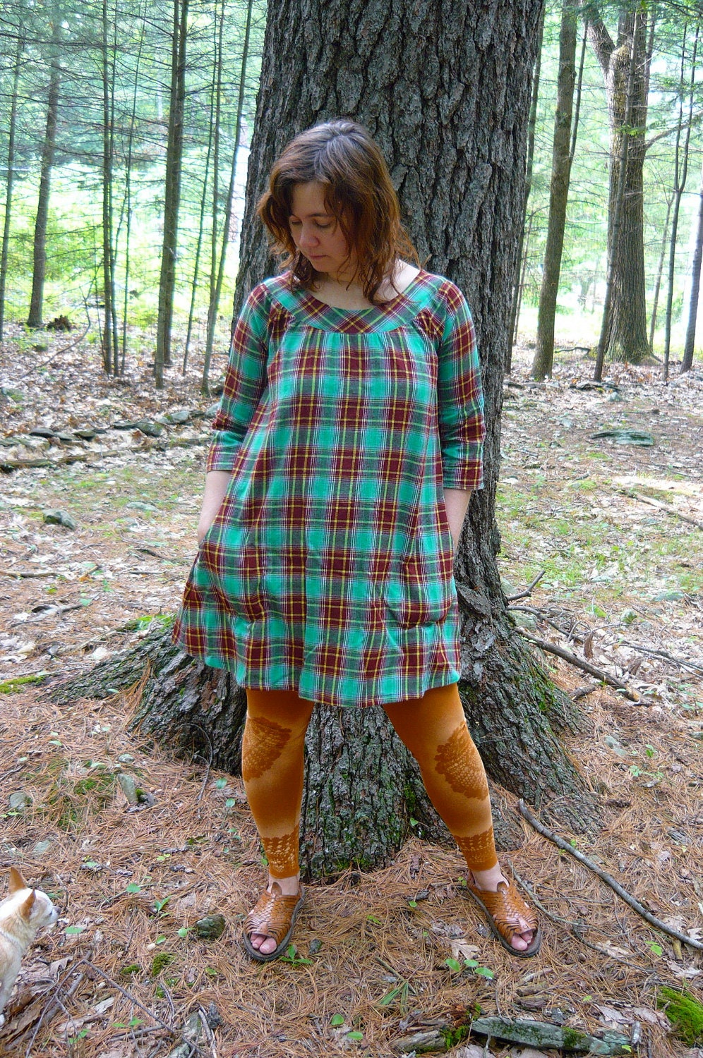 made to order long sleeve smock dress