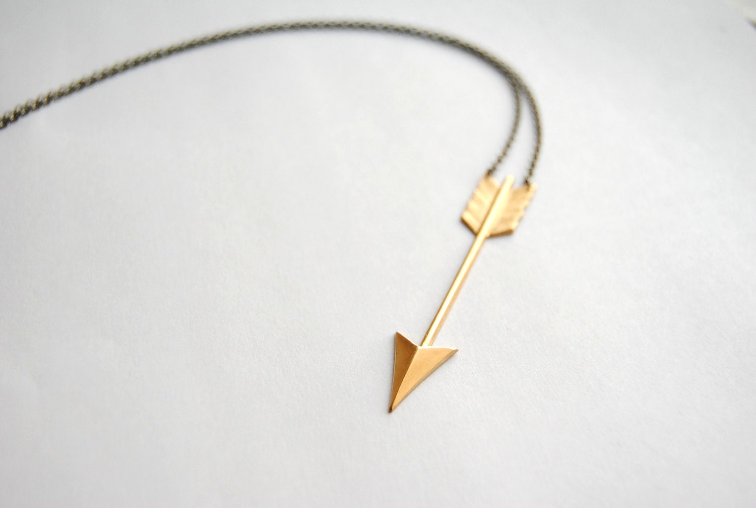 Cupid's Arrow Necklace - Handmade Jewelry - Free Shipping in the US - Summer Fashion
